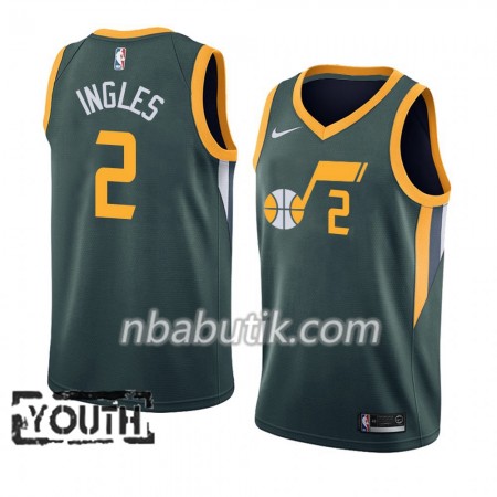 NBA Børn Trøje Utah Jazz Joe Ingles 2 2018-19 Nike Grøn Swingman NBA Børn Trøje Utah Jazz Joe Ingles 2 2018-19 Nike Grøn Swingman